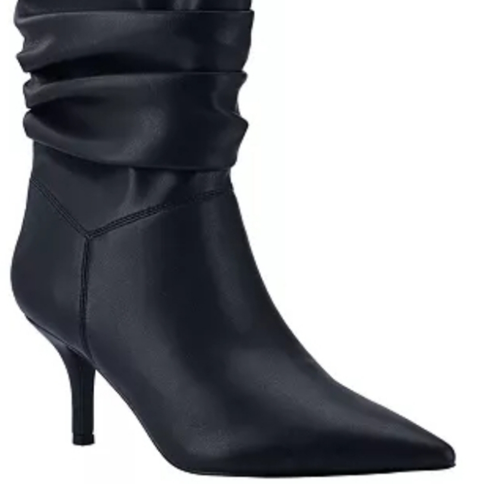 Marc Fisher Black Heeled Boots